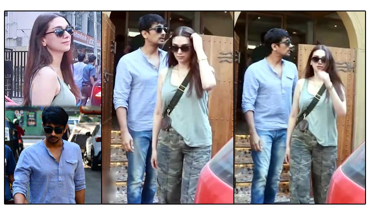 Siddharth-Aditi Rao Hydari snapped together | cinejosh.com