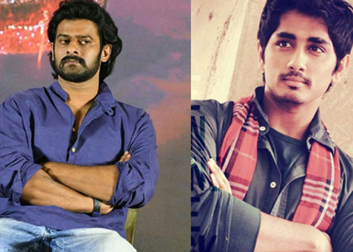 Siddharth's Satire on Prabhas' Fans