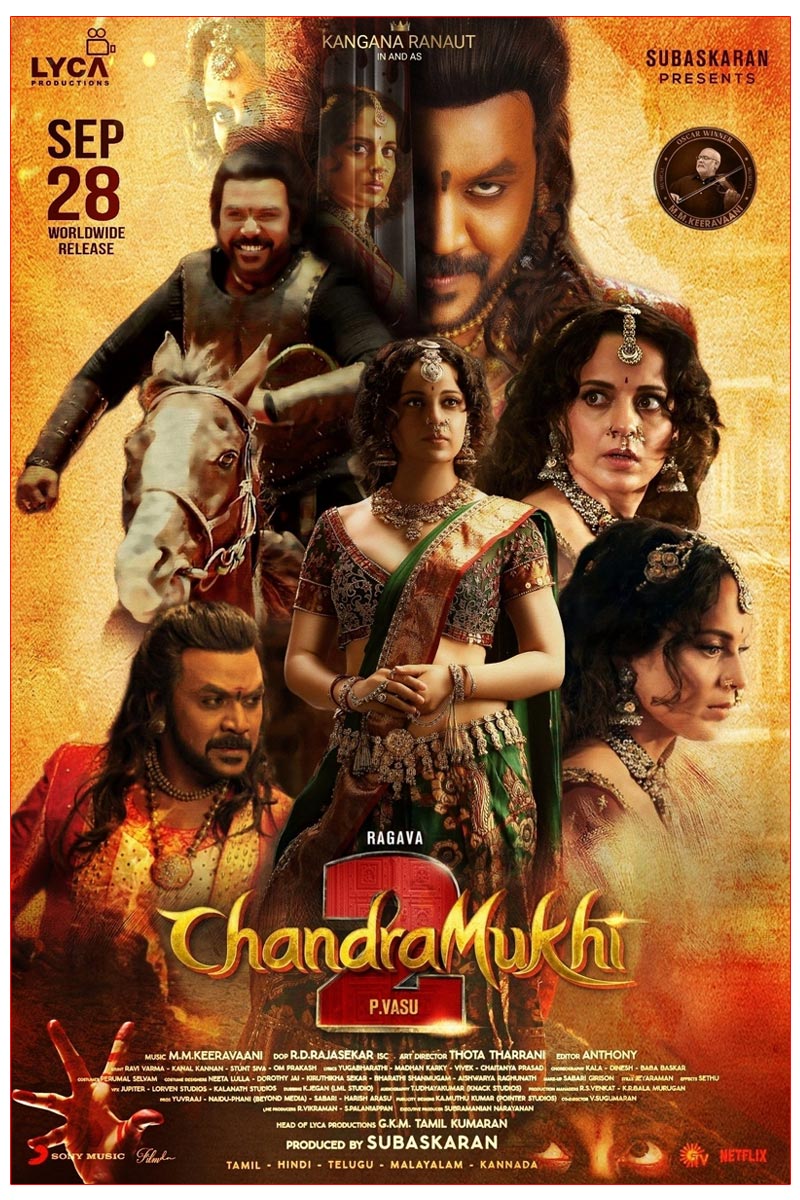 Chandramukhi 2 2023 ORG Hindi Dubbed 1080p HDRip ESub 3GB Download