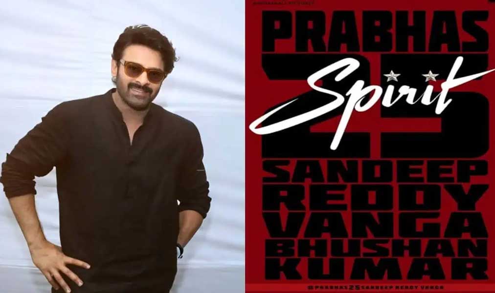 Spirit: Preparations on for Prabhas intro song