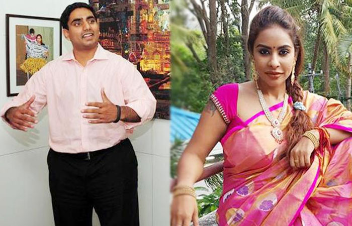 Sri Reddy's Silly Support to Lokesh