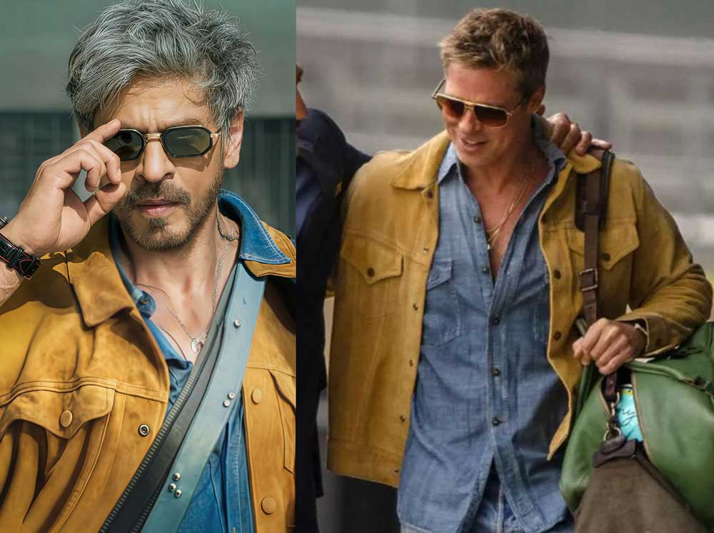 SRK copy Brad Pitt look 