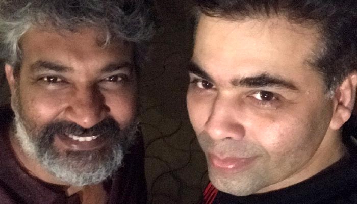 SS Rajamouli With Karan Johar