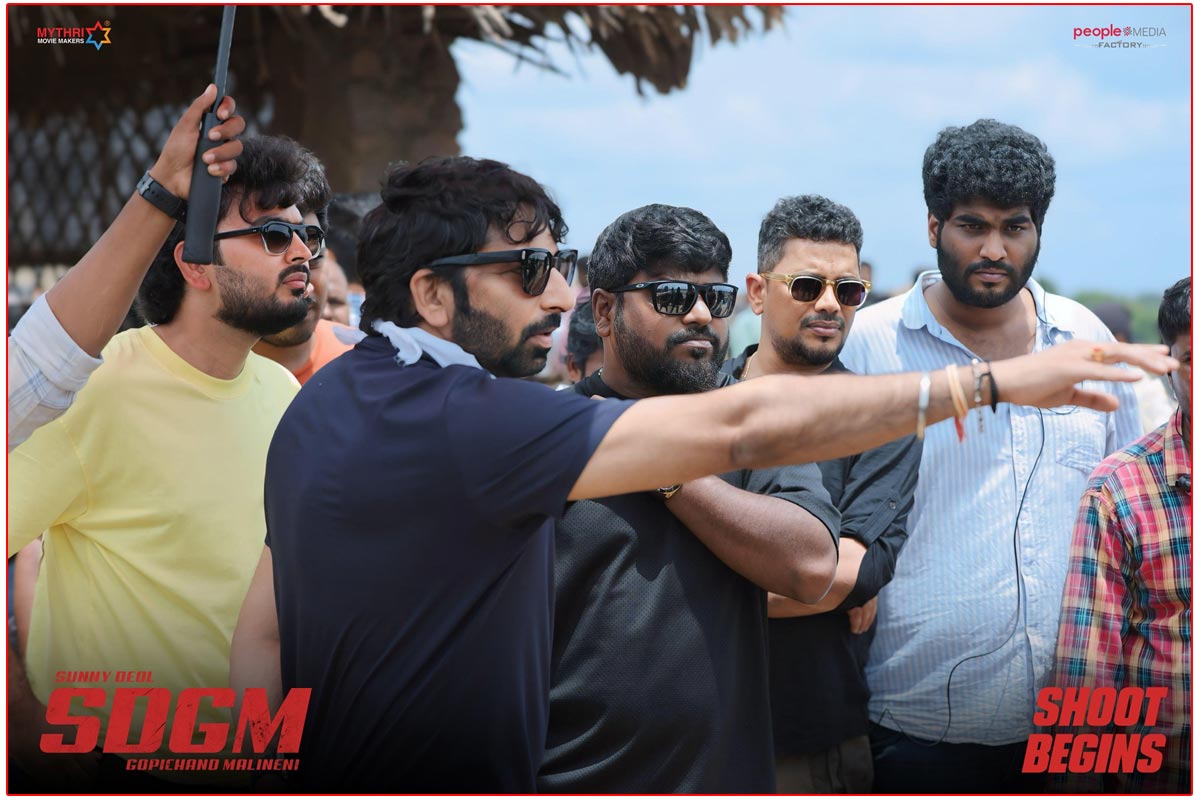 Sunny Deol - Gopichand Malineni SDGM Shoot Begins