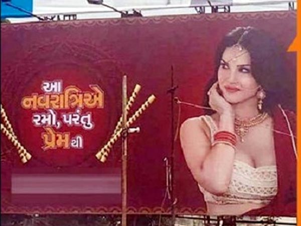 Sunny Leone Navrati Condom Ad Controversy