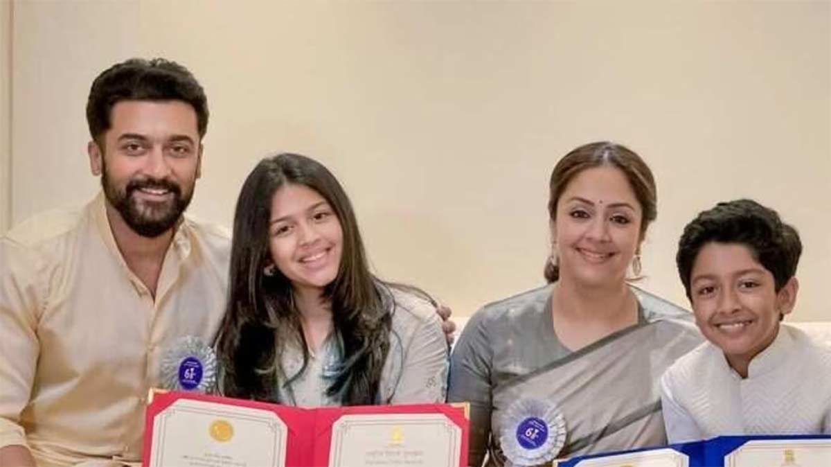 Suriya & Jyotika Are Proud Parents As Their Daughter Diya Ranked As Topper 