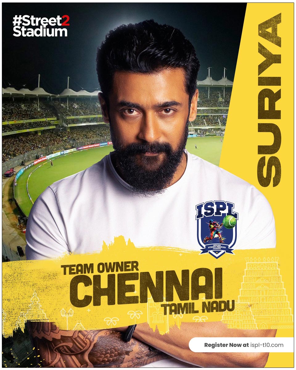 Suriya Buys Chennai Cricket Team In ISPL