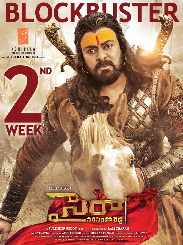 Sye Raa 8 Days Box Office Collections Shares