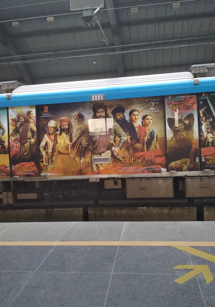 Sye Raa Metro Promotions Rocking