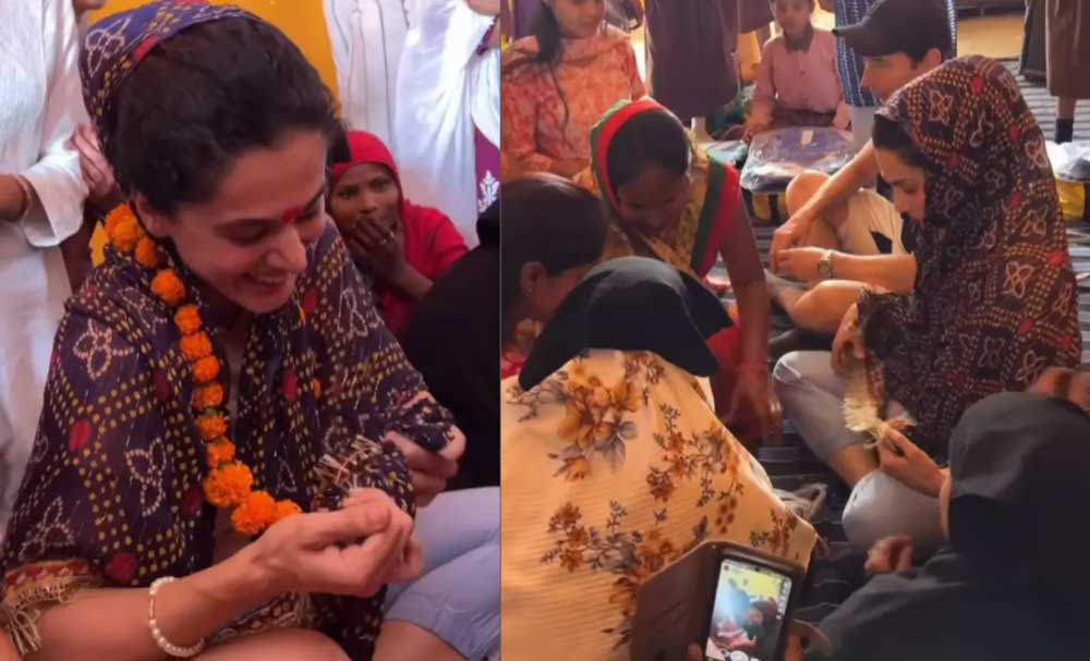 Taapsee memorable experience at NGO