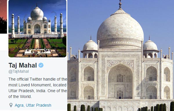Taj Mahal Officially Arrives on Twitter