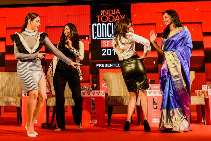 Tamanna, Shriya, Amyra Dastur, Manju Warrier Dance @ India Today South Conclave 2017 