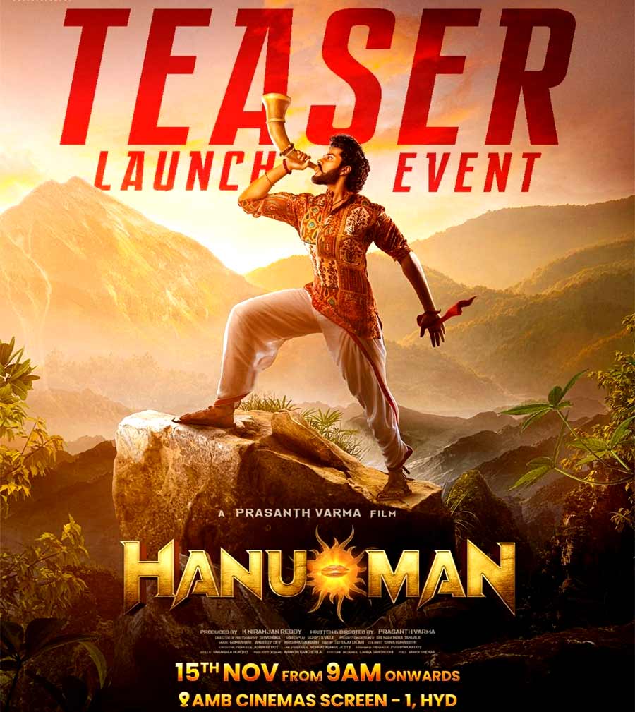 Teja Sajja's HanuMan teaser Arriving on 15 November