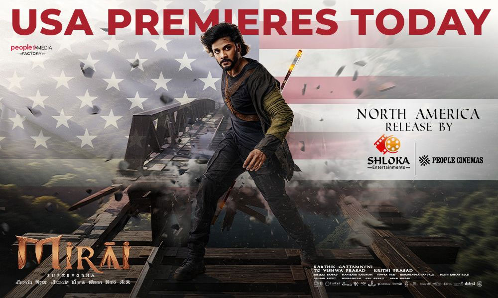 Teja Sajja Starrer Mirai USA Premieres Today