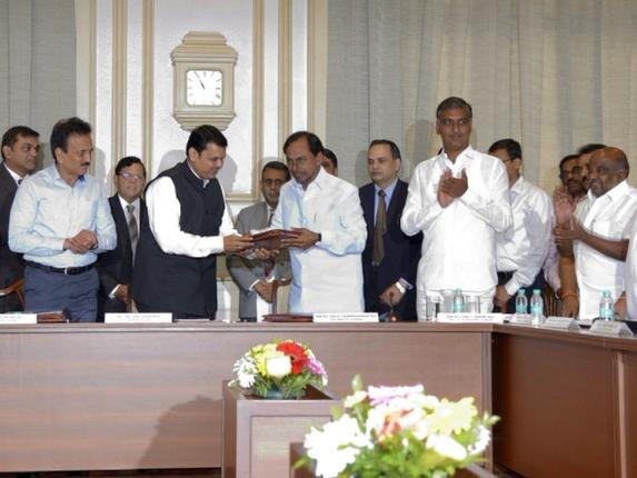 Telangana, Maharashtra signs historic irrigation pact