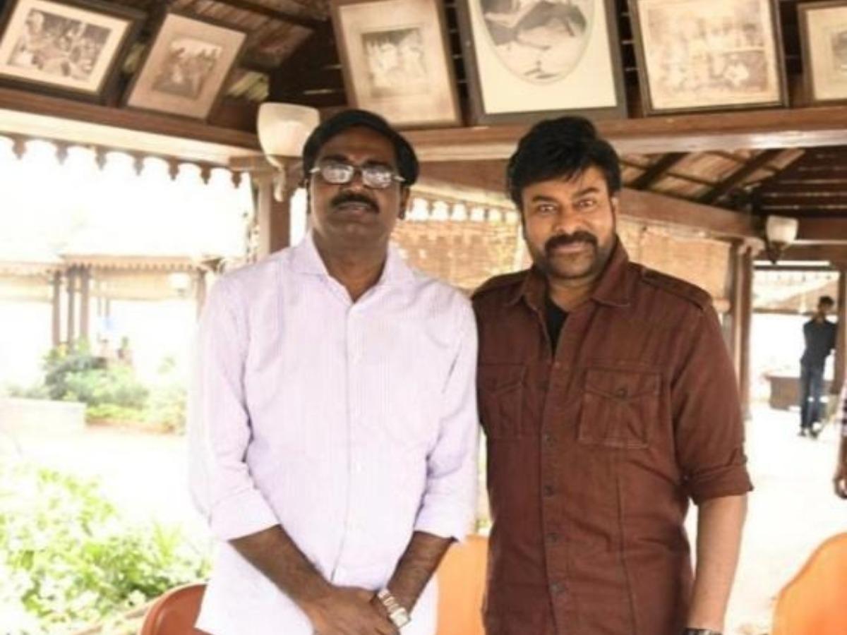 Telangana minister Ajay with Chiranjeevi