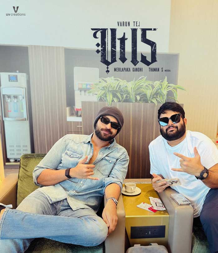 Thaman giving it all for Varun Tej in VT15