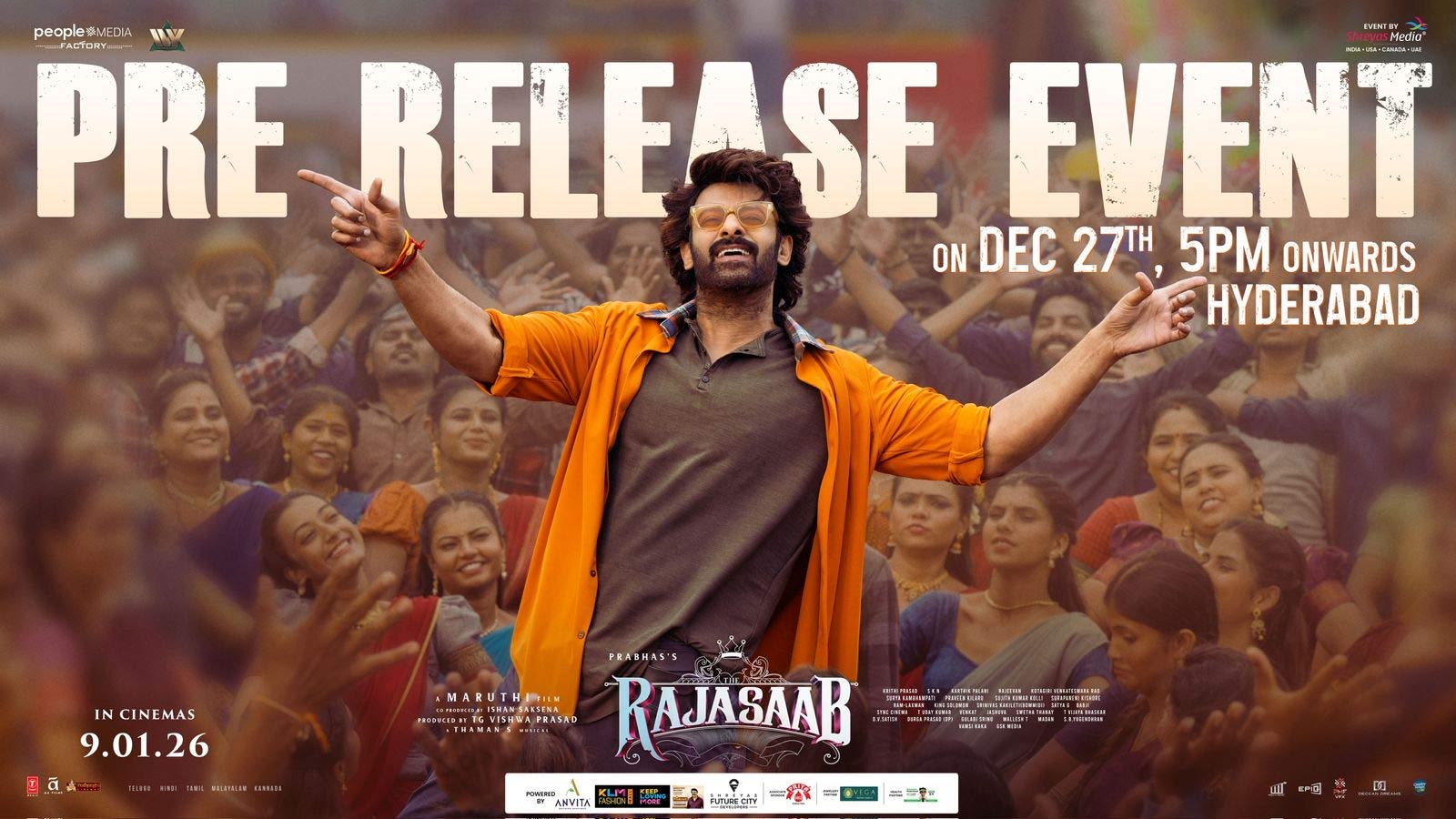 The Raja Saab pre release event details out
