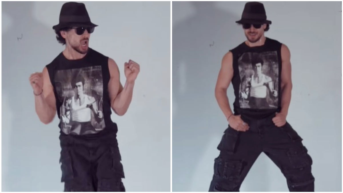 Tiger Shroff recreates Naatu Naatu song