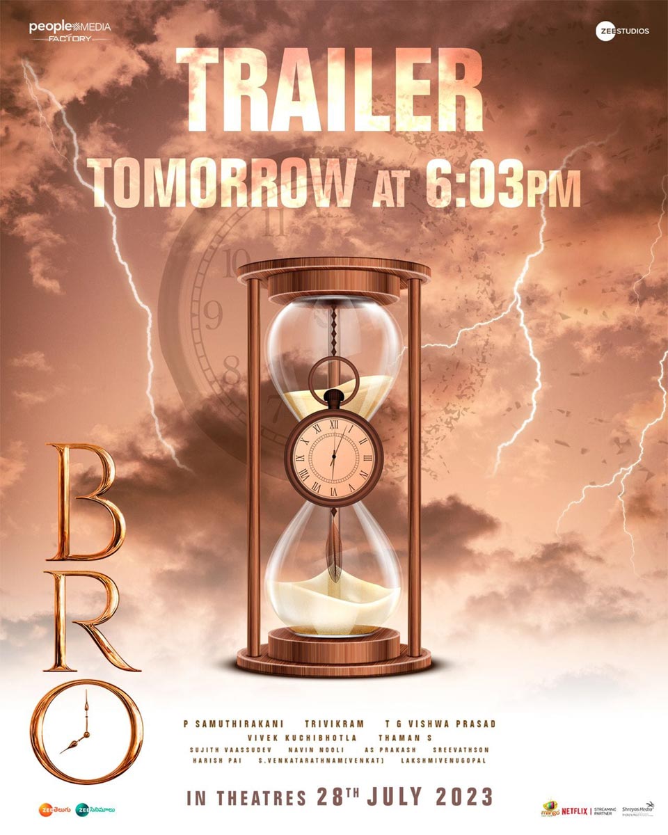 Time locked for BRO trailer