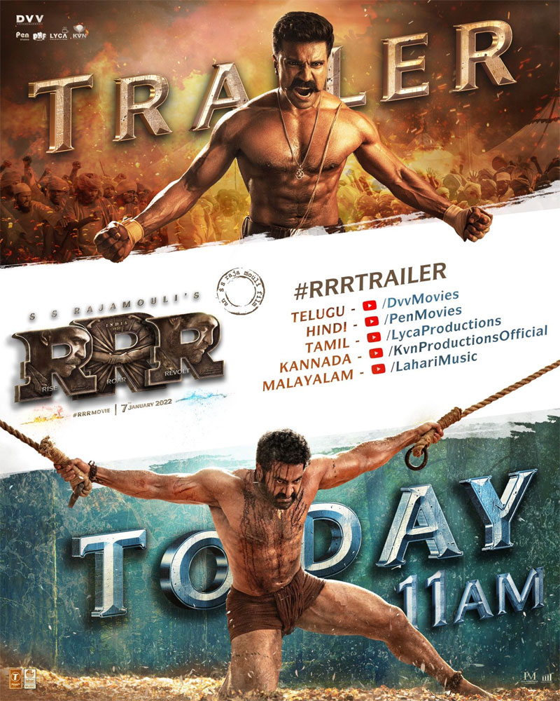 Time ticking for RRR trailer