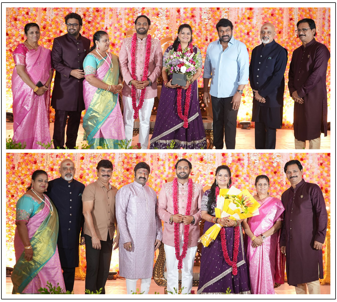 Tollywood Elite Gather for Lyricist Ramajogaiah Sastry Son Wedding