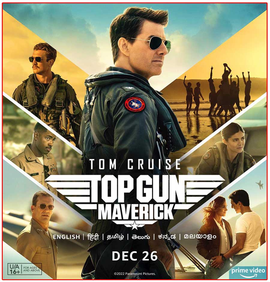 Top Gun: Maverick set for Amazon Prime premiers