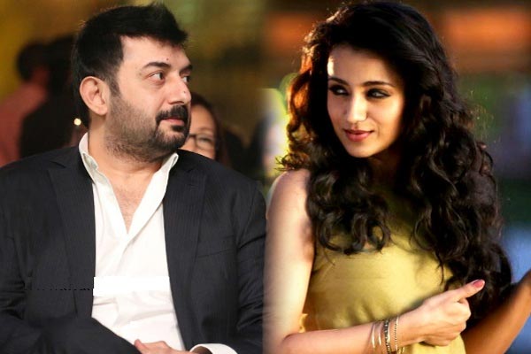 Trisha, Aravind Swamy for Sathuranga Vettai 2