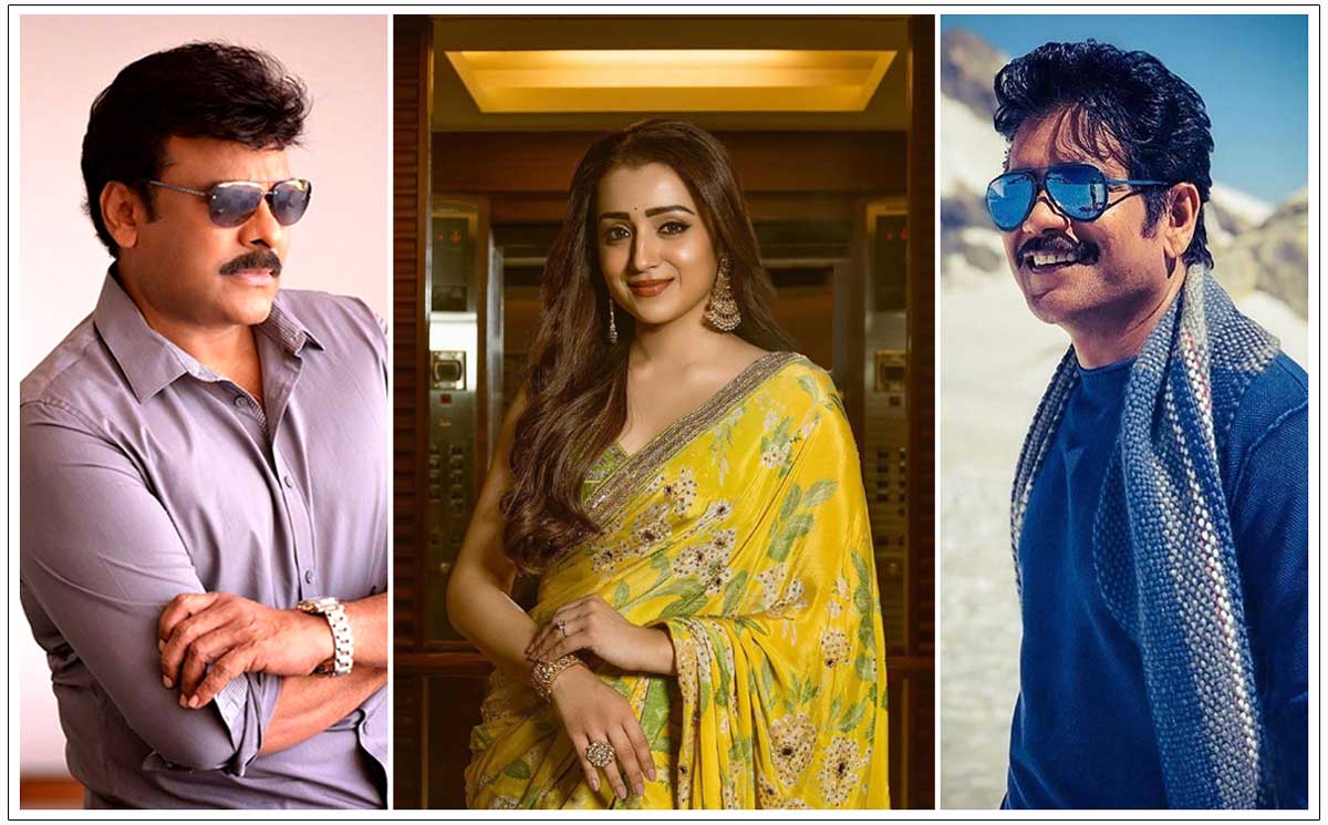 Trisha dual strike in Tollywood with the Emperor and King