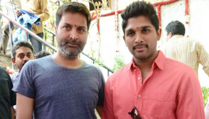 Trivikram and Allu Arjun