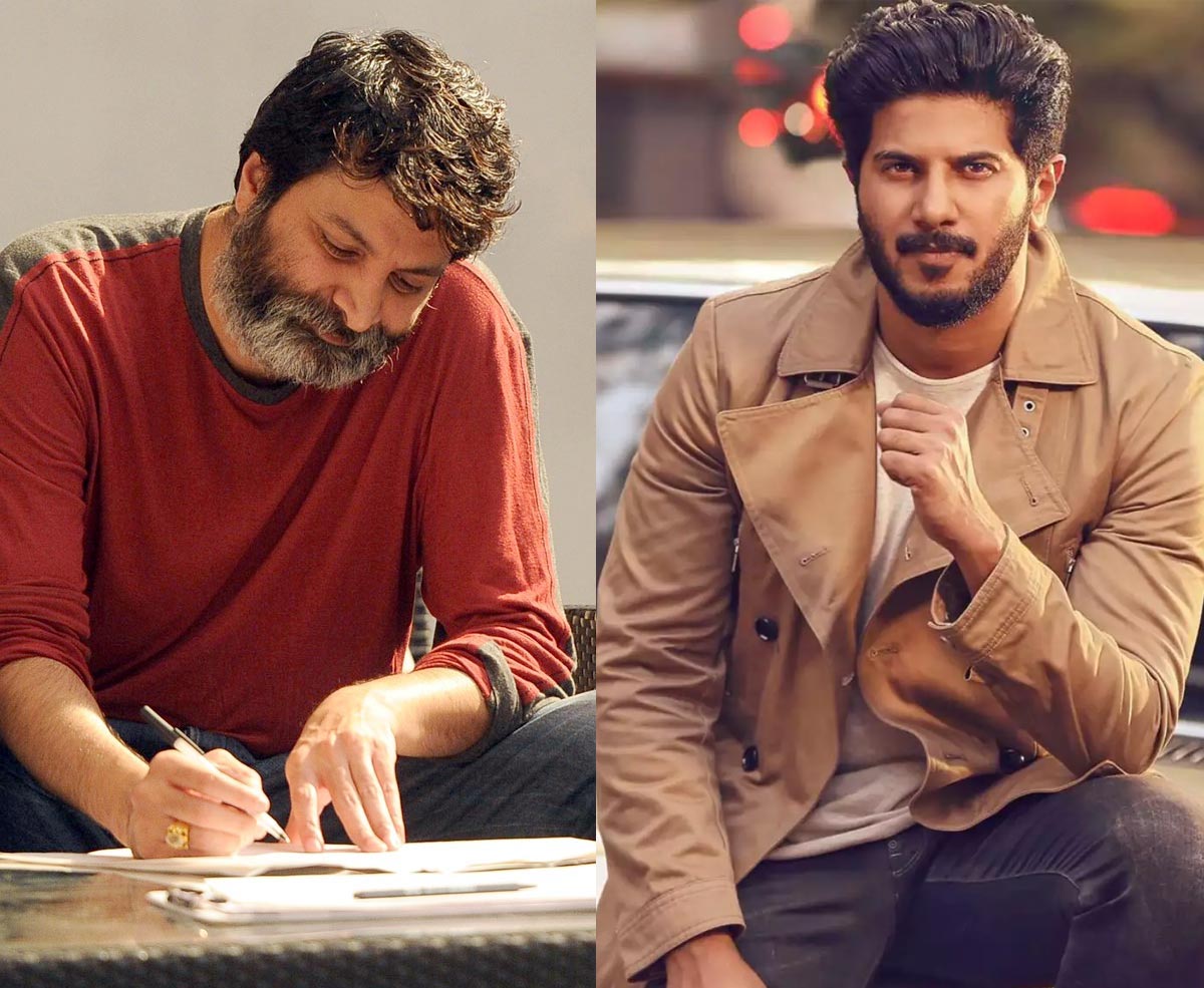 Trivikram Srinivas with Dulquer Salmaan