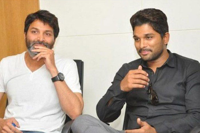 Trivikram with Allu Arjun