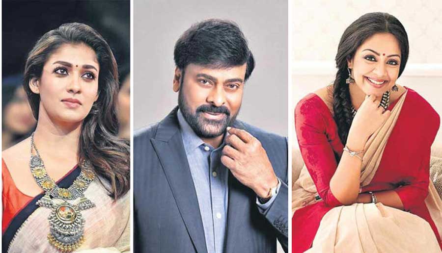 Two hot beauties for Mega Star Chiranjeevi