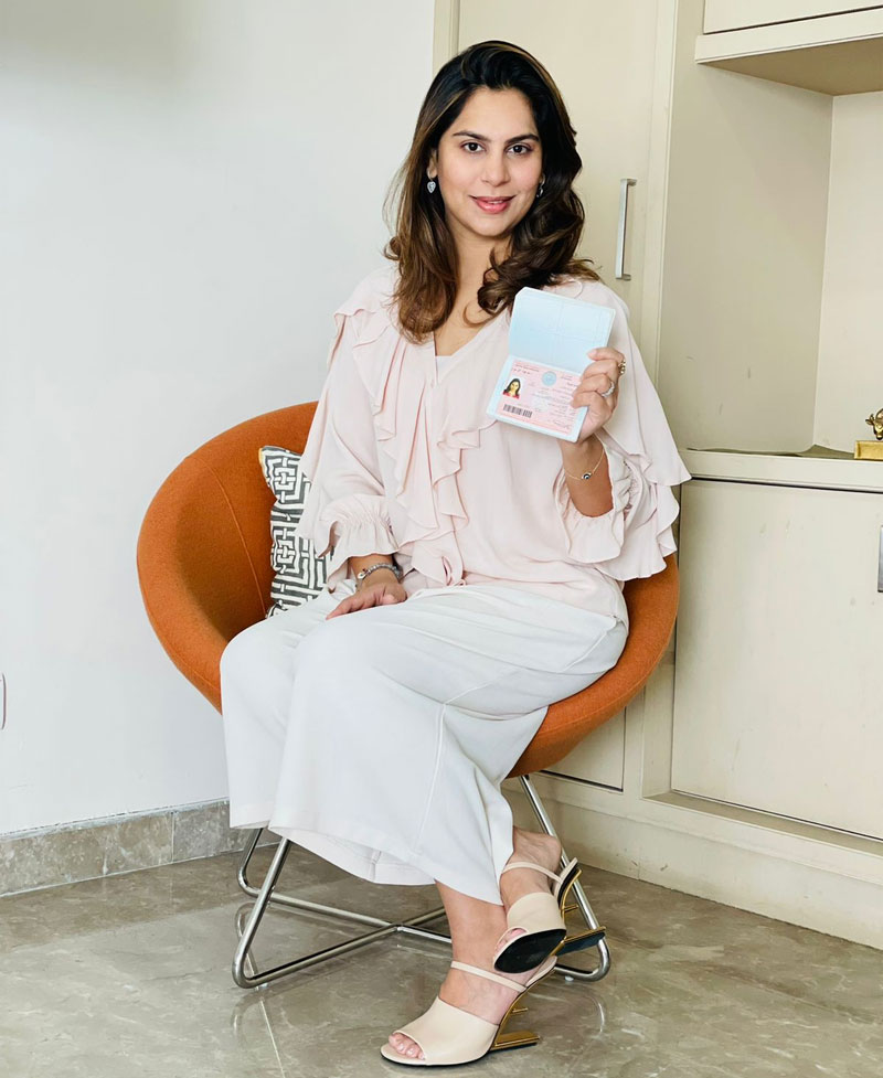 Upasana becomes a global citizen