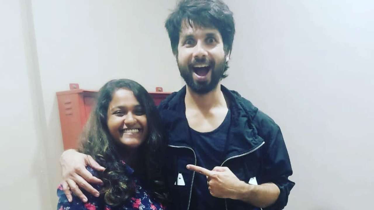 Vanita Kharat with Shahid Kapoor
