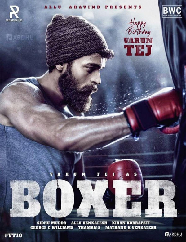 Varun Tej Boxer First Look Poster