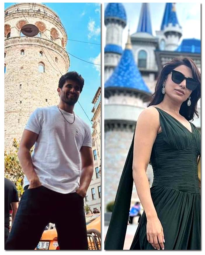 VD, Samantha romancing for Kushi in Turkey
