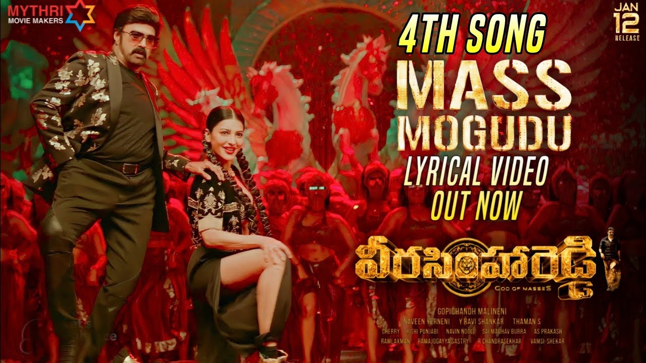  Veera Simha Reddy Mass Mogudu song goes viral