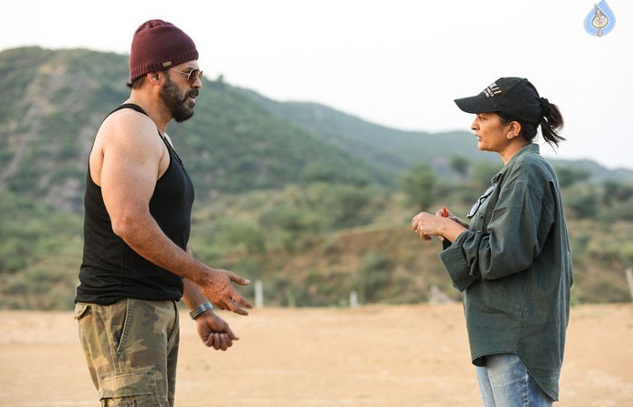 Venkatesh and Ritika in Guru