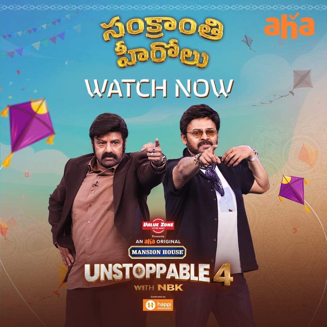 Venkatesh joins NBK for Unstoppable Season 4