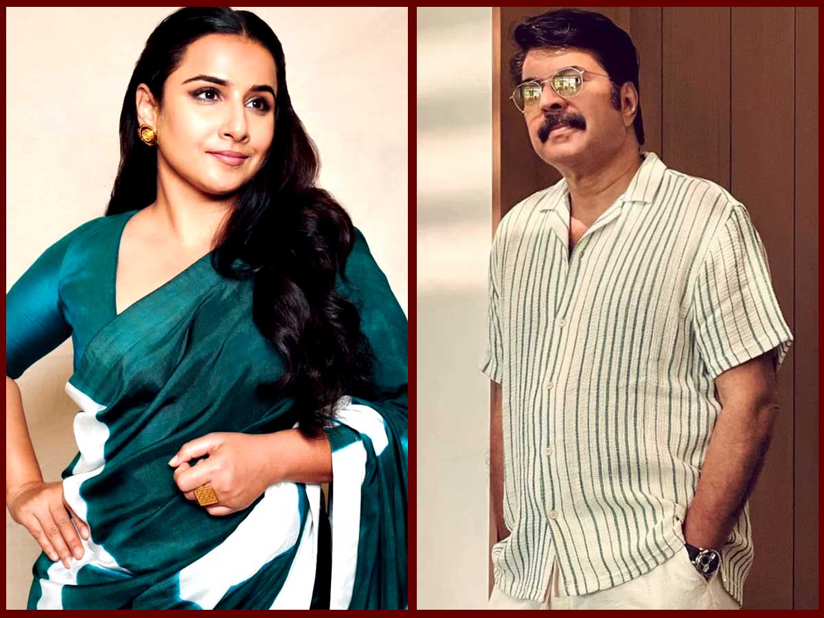 Vidya Balan appreciated Mammootty daring role