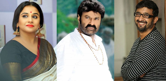 Vidya Balan, Balakrishna and Director Teja