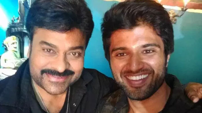 Vijay Devarakonda And Chiranjeevi