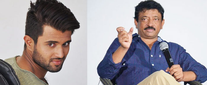 Vijay Devarakonda and Ram Gopal Varma