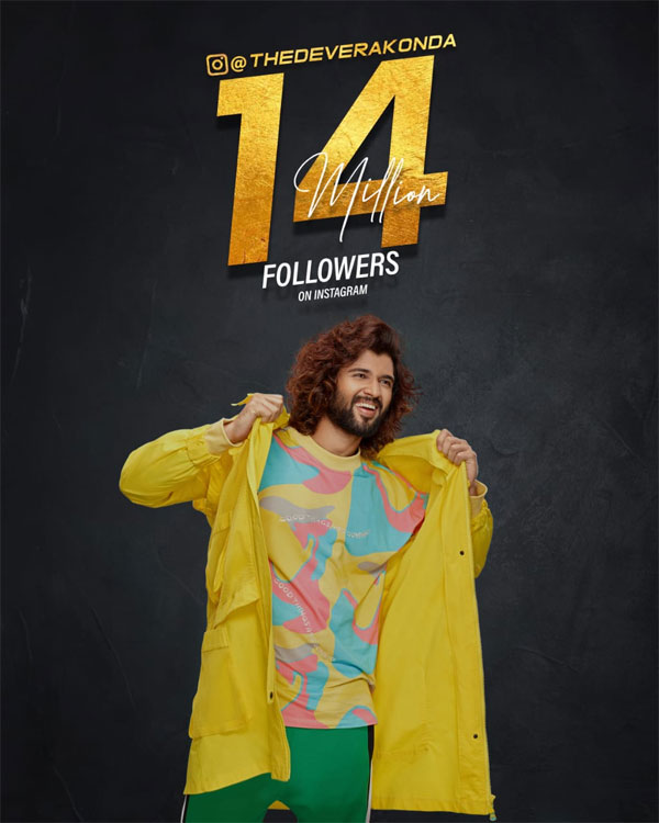 Vijay Devarakonda creates a new record on Instagram