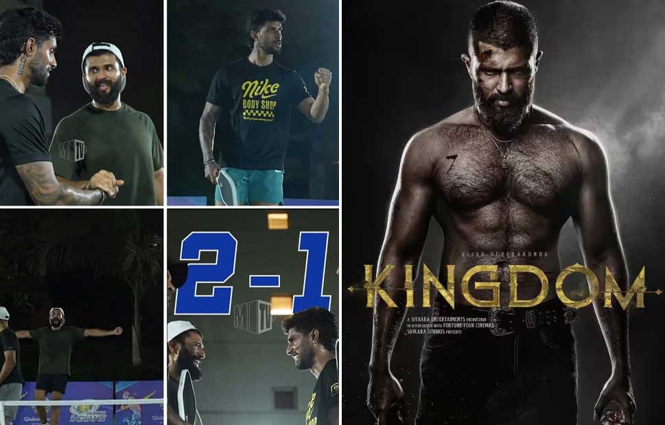 Vijay Devarakonda Promotes Kingdom With MI