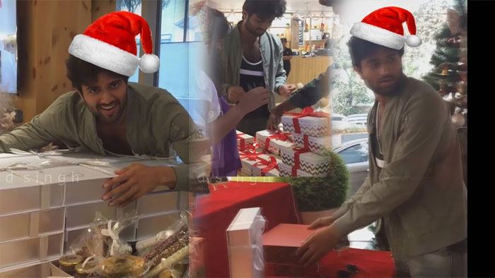 Vijay Devarakonda Santa Surprise