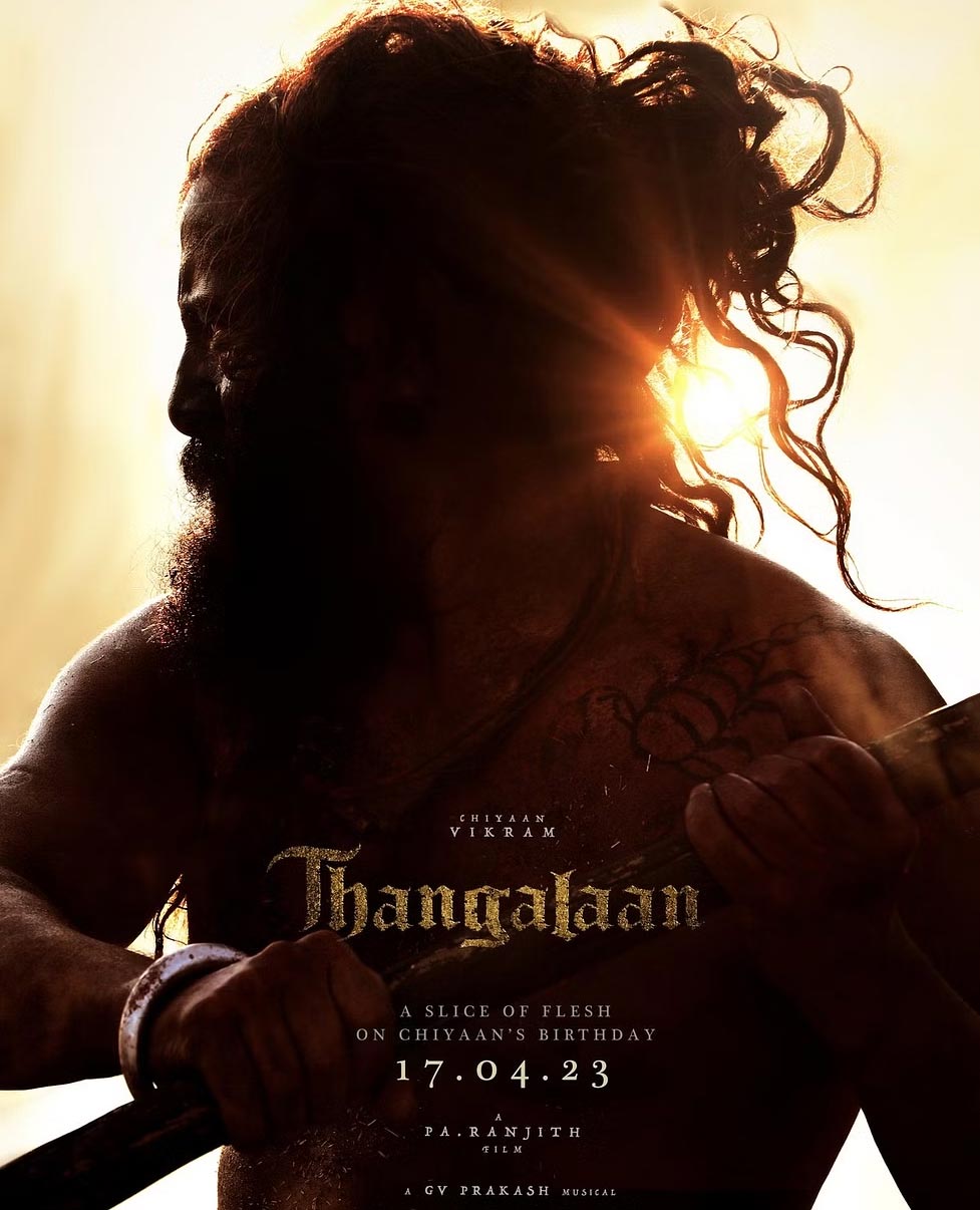  Vikram Thangalaan Poster Is Out More On His Birthday