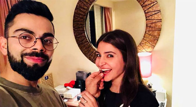 Virat Kohli and Anushka Sharma