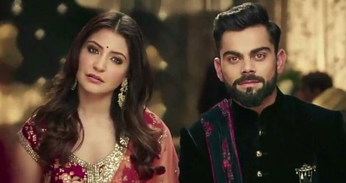 Virat Kohli and Anushka Sharma